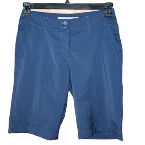 NWT Skechers Go Golf Performance Navy Blue Bermuda Shorts Size 2